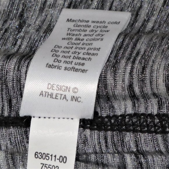 ATHLETA Chaturanga Leggings  Heathered Grey  Yoga Tights  Size M - Picture 8 of 8